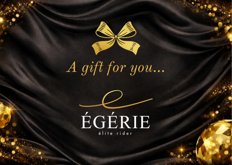 carde cadeau pour la marque de vêtements d'équitation égérie élite rider